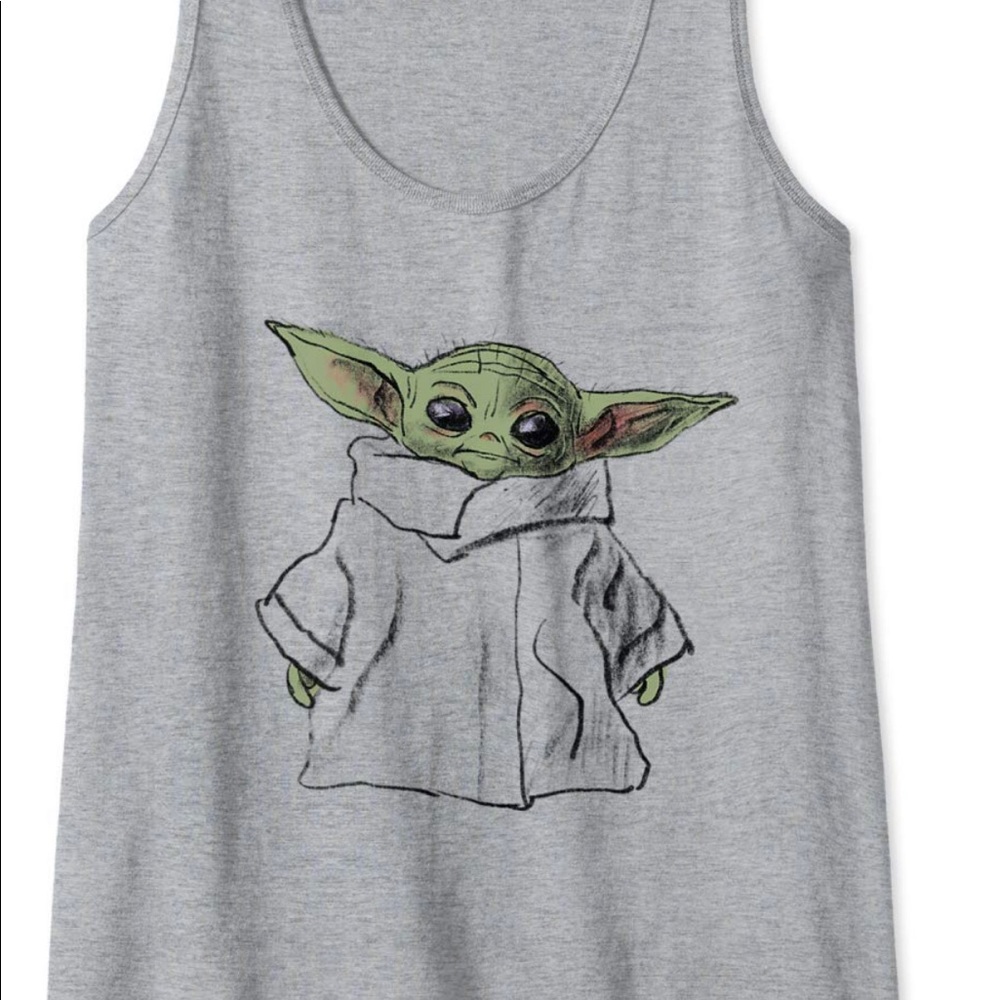 Madalorian The Child tank top